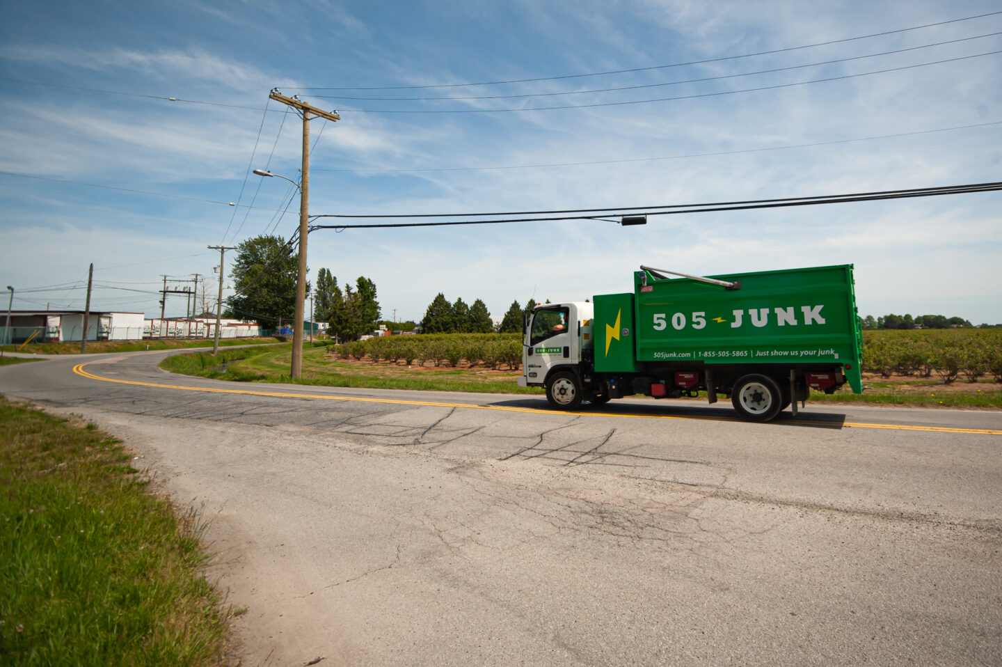 505-Junk truck driving in the back roads