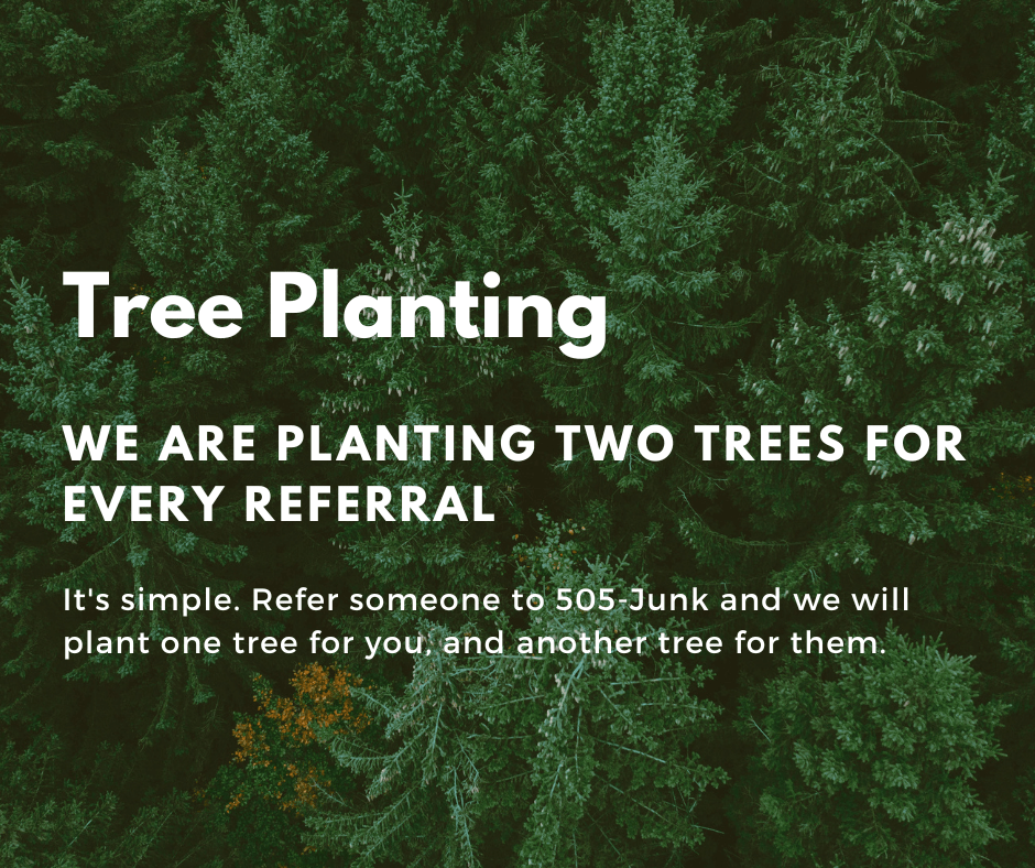 Planting 2 trees for every referral for appliance removal in New Westminster. 